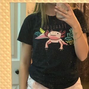 Fearless Axolotl Graphic T-Shirt